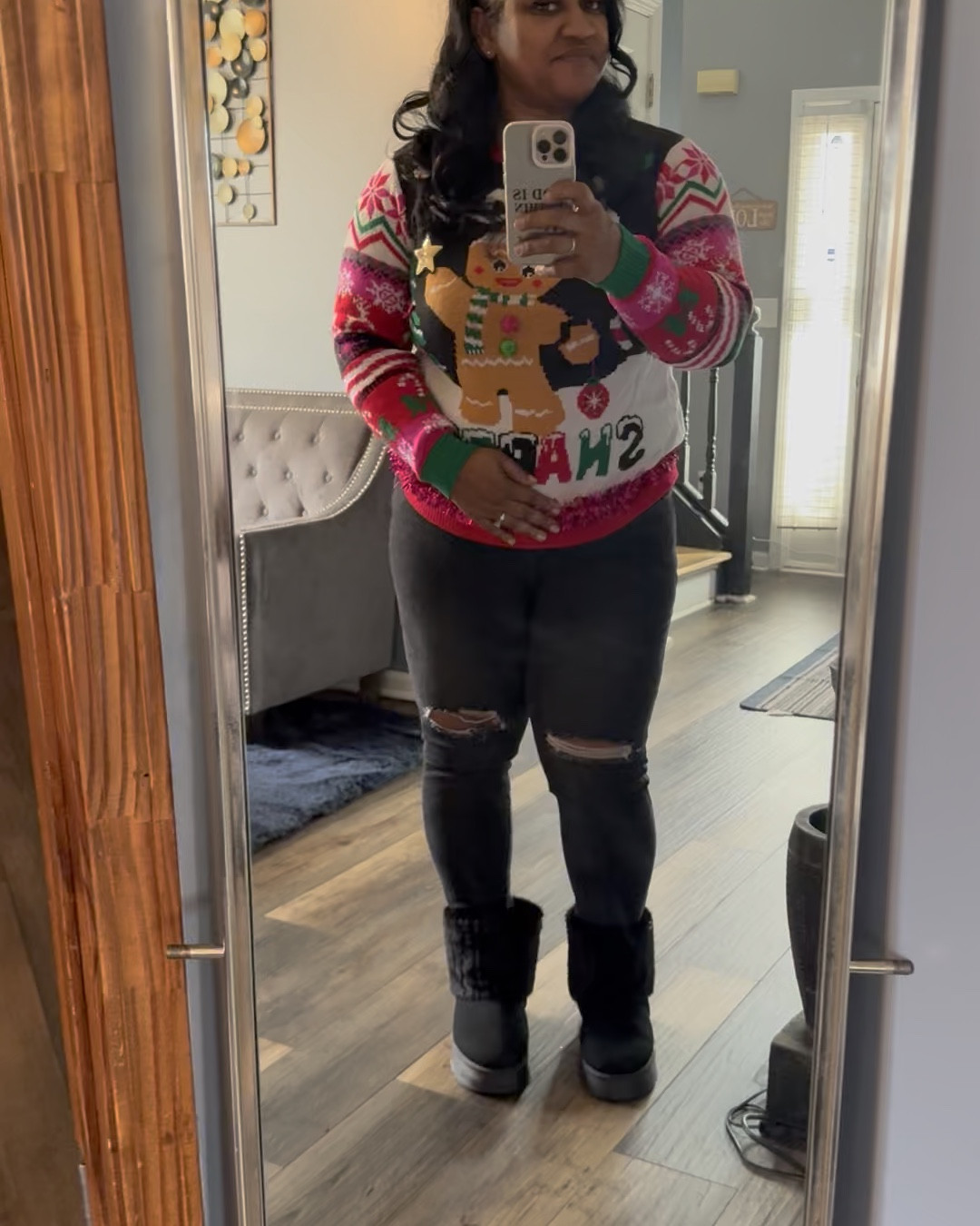 Distress Jeans for all of curvy ladies. I’m wearing a size 15, and these jeans are comfortable, stretchy, and super flattering. If you are looking for some stylish but yet comfortable. Link down below. 

#LTKHoliday #LTKFindsUnder50 #LTKPlusSize