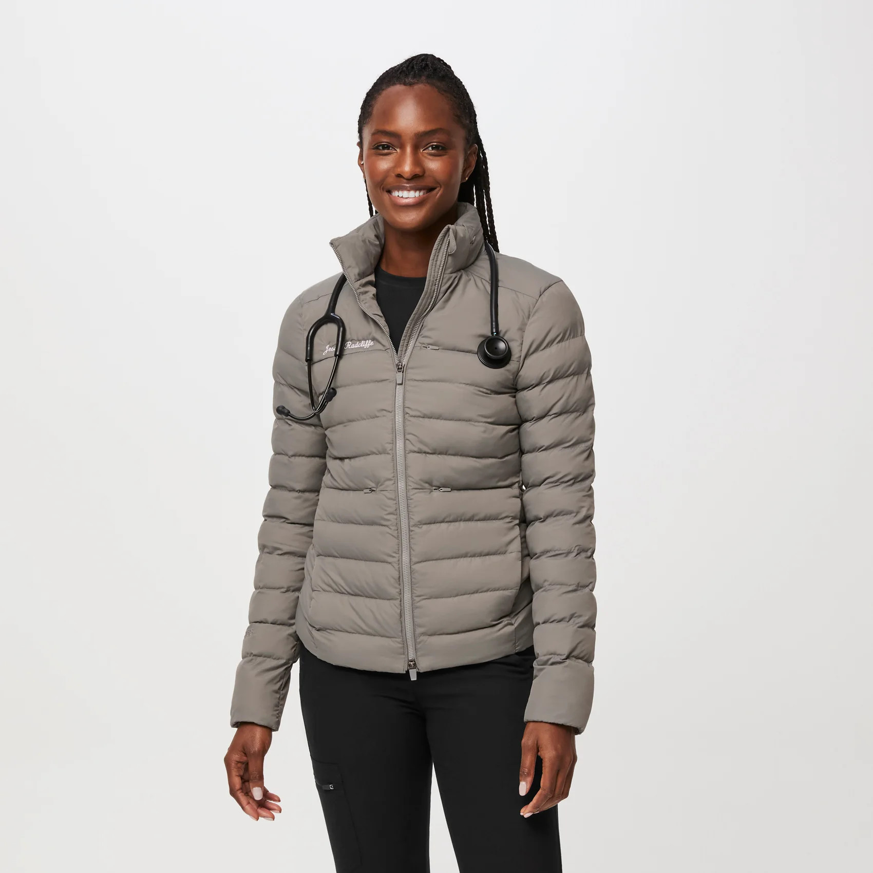 Women’s On-Shift™ Packable Puffer Jacket - Fawn · FIGS | FIGS