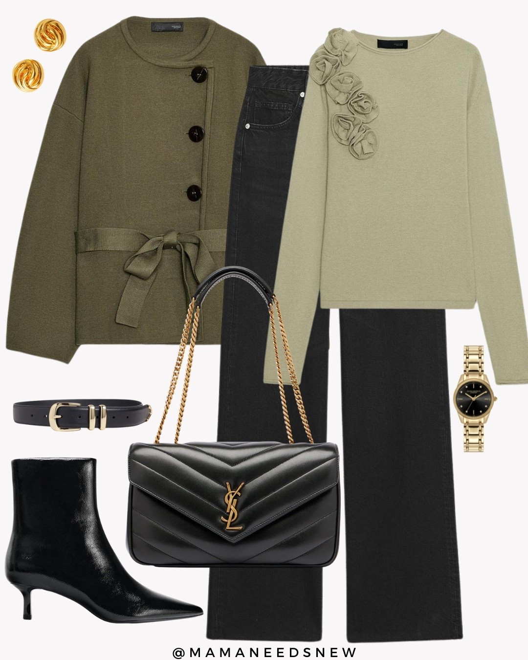 A fall outfit with a belted jacket, floral embroidered sweater, jeans, ankle boots & shoulder bag 

#LTKHoliday #LTKSaleAlert #LTKStyleTip