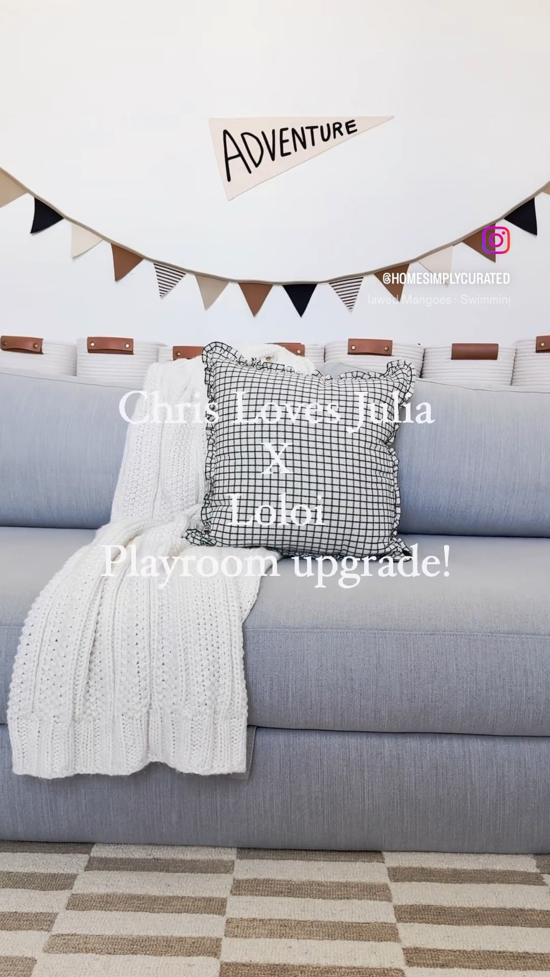 New Loloi rug and pillows from the Chris Loves Julia x Loloi collection! 

#LTKSpringSale #LTKhome #LTKfamily