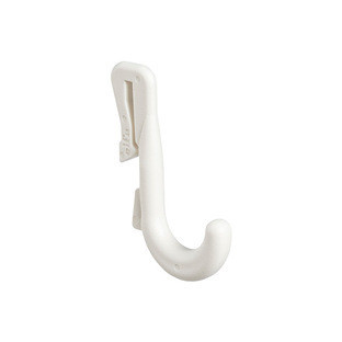 Elfa Utility® Slim Hook White Pkg/6 | The Container Store
