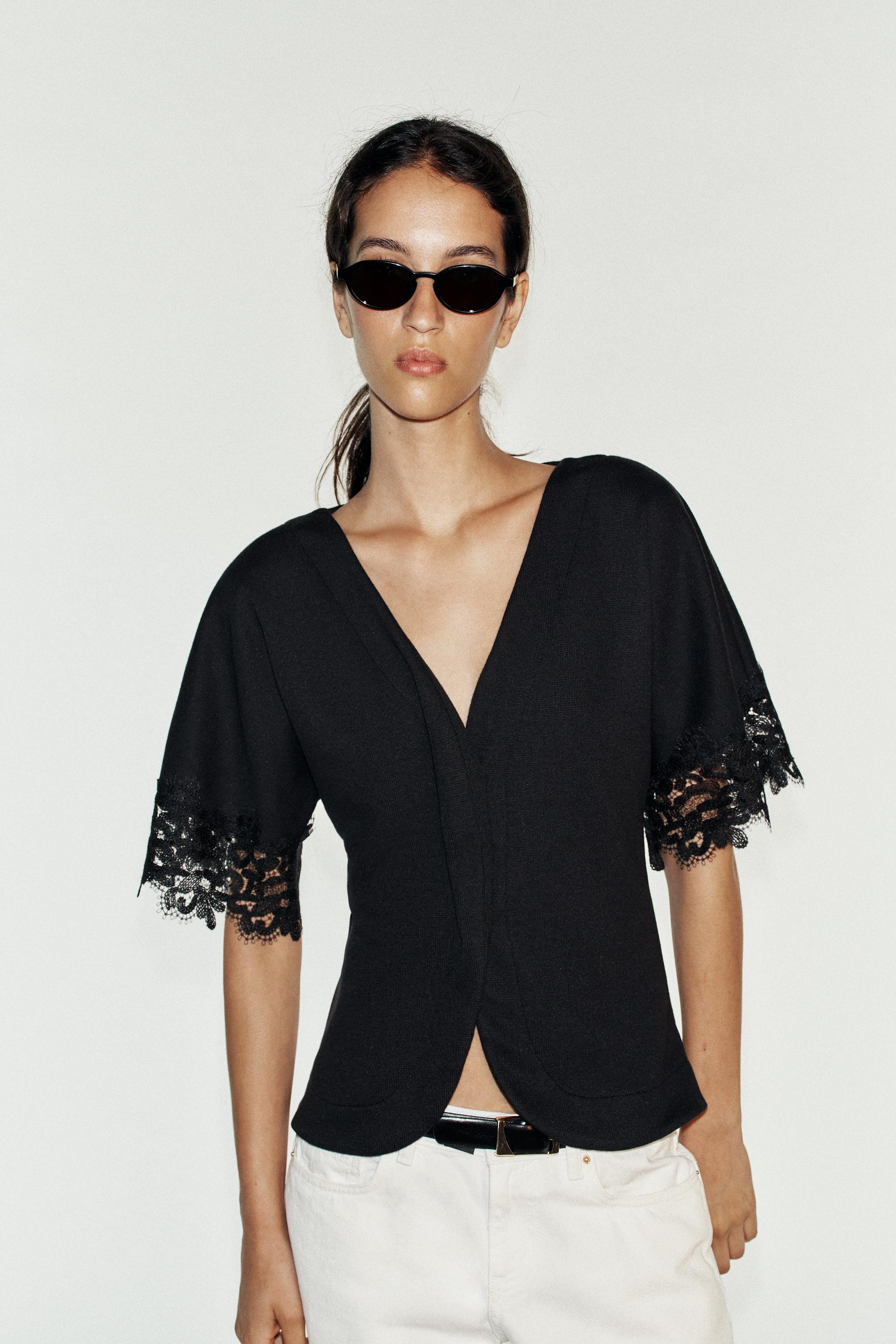 SOFT LACE TOP | Zara UK