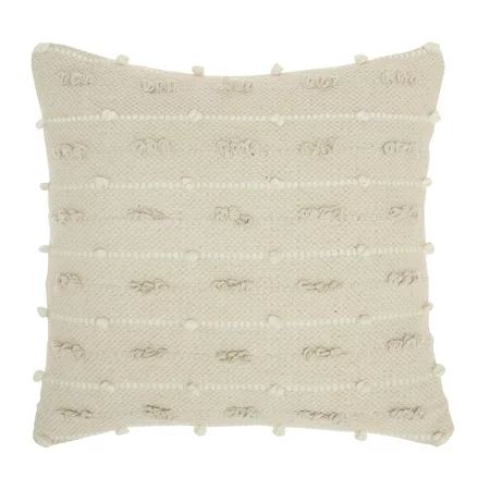 Nourison Life Styles Natural Decorative Throw Pillow , 18"X18" | Walmart (US)