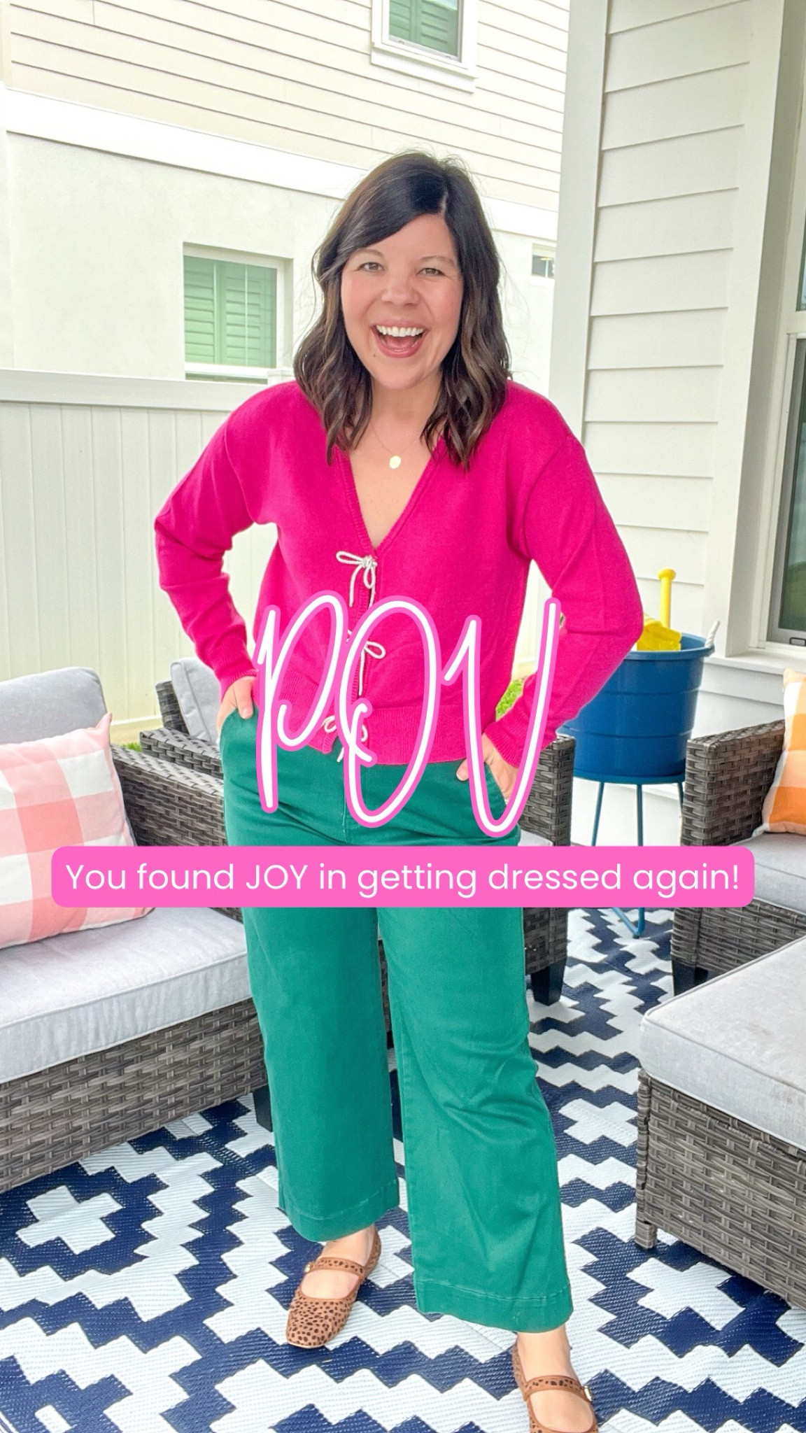 Because if it’s not fun, what’s the point?! 🩷💚

I know the holiday season, and life, can be overwhelming at times. But mama trust me, take the 15 min to put on some makeup and a cute outfit and you will 100% feel your best self. It’s so worth it to invest in YOU!

I love having you join me on my journey to celebrate the joy in getting dressed, and share daily affordable outfit inspo, slices of motherhood, and a bit of sunshine wherever I can. If this sounds fun, hit “follow” and get ready to smile hit bestie!

#LTKSeasonal #LTKFindsUnder50 #LTKHoliday