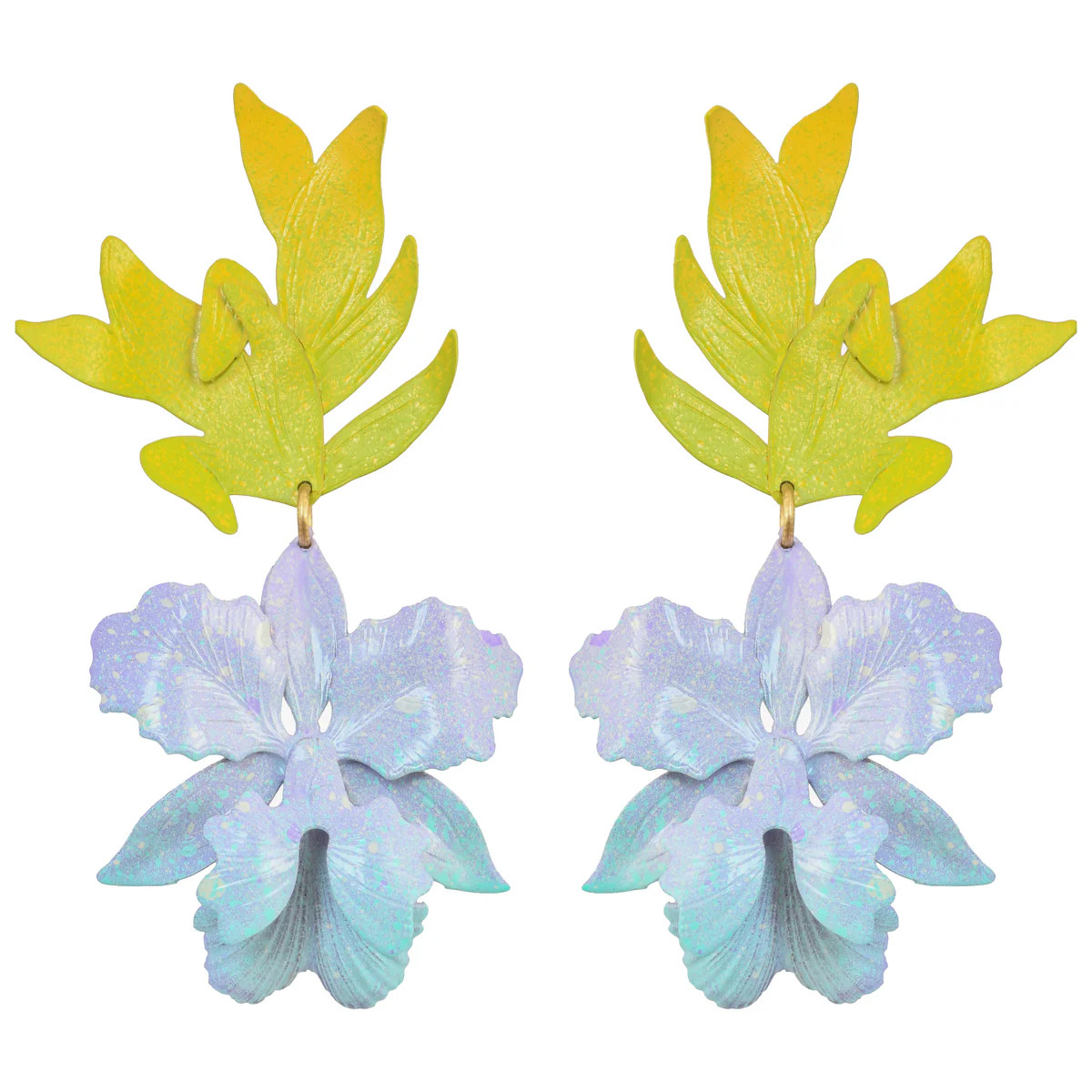 Huahine Orchid Earrings | We Dream in Colour