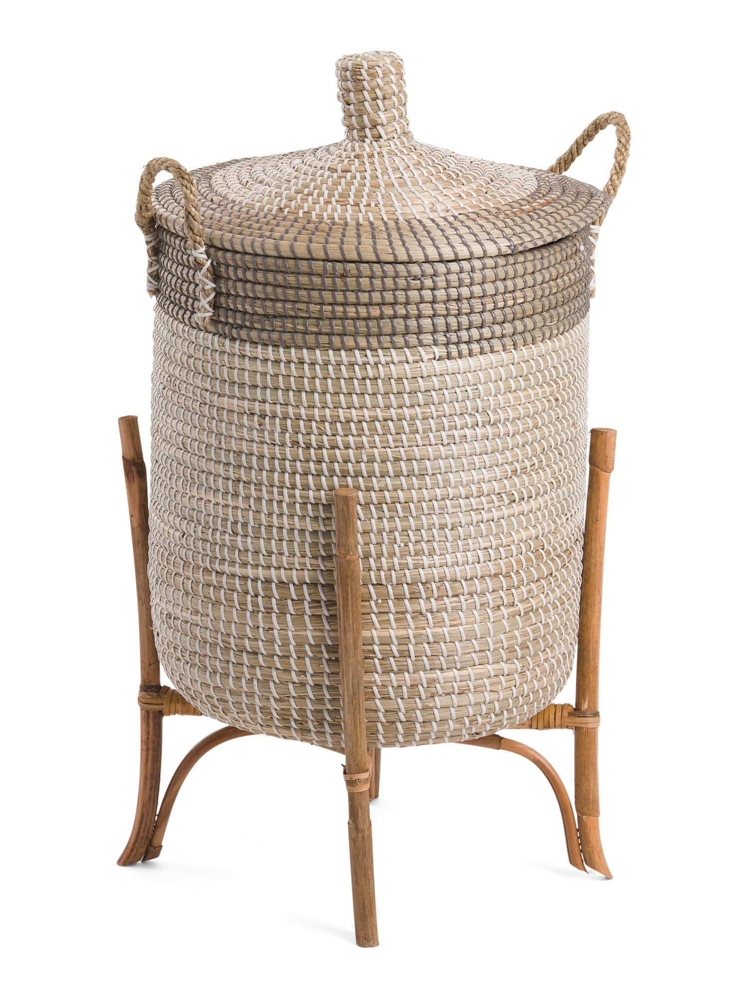 Medium Seagrass Hamper With Trim | Mother's Day Gifts | Marshalls | Marshalls