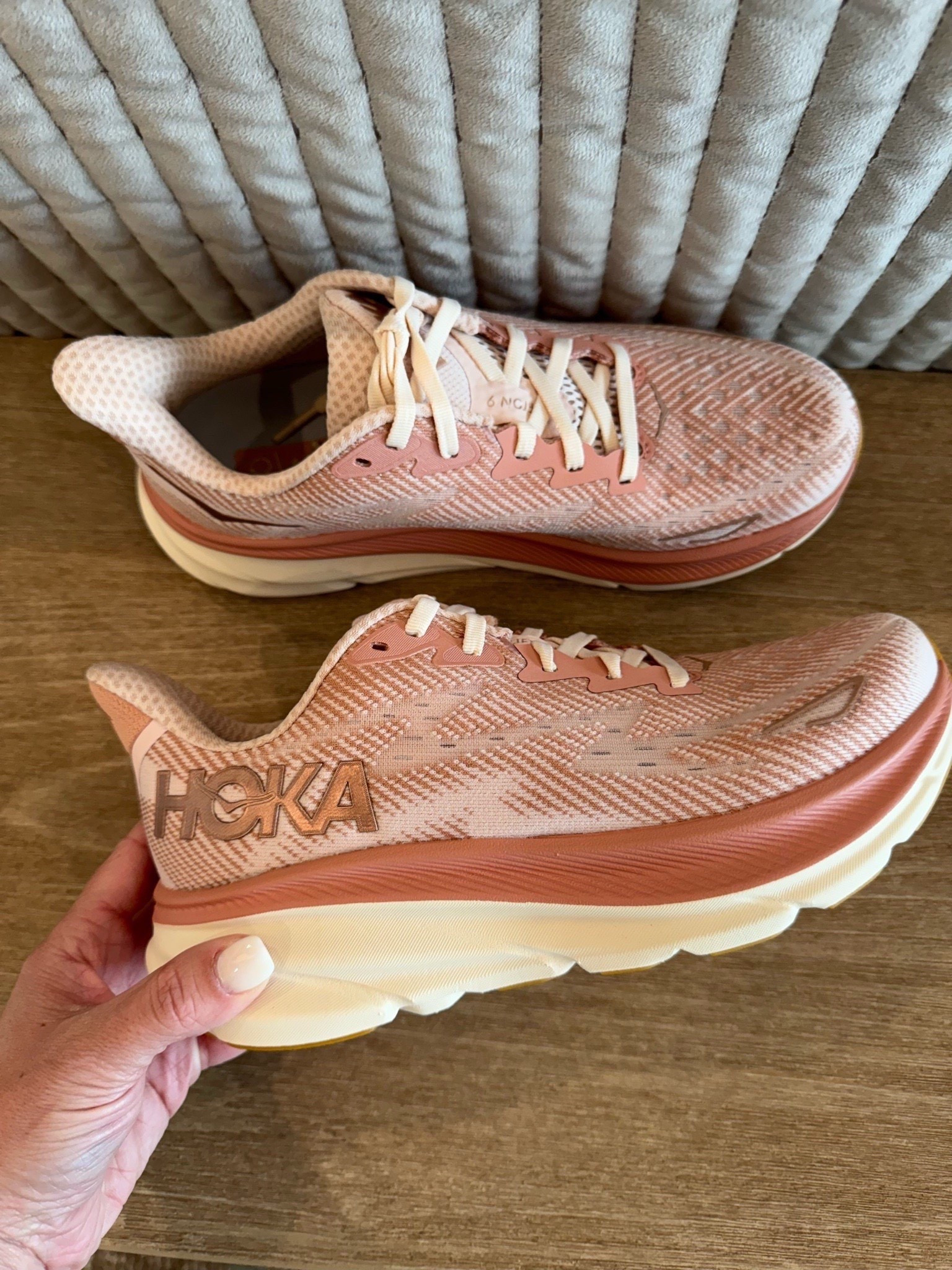 My exact hoka color combo is out of stock, but linked similar options here! Love these for running/walking 

#LTKActive #LTKOver40