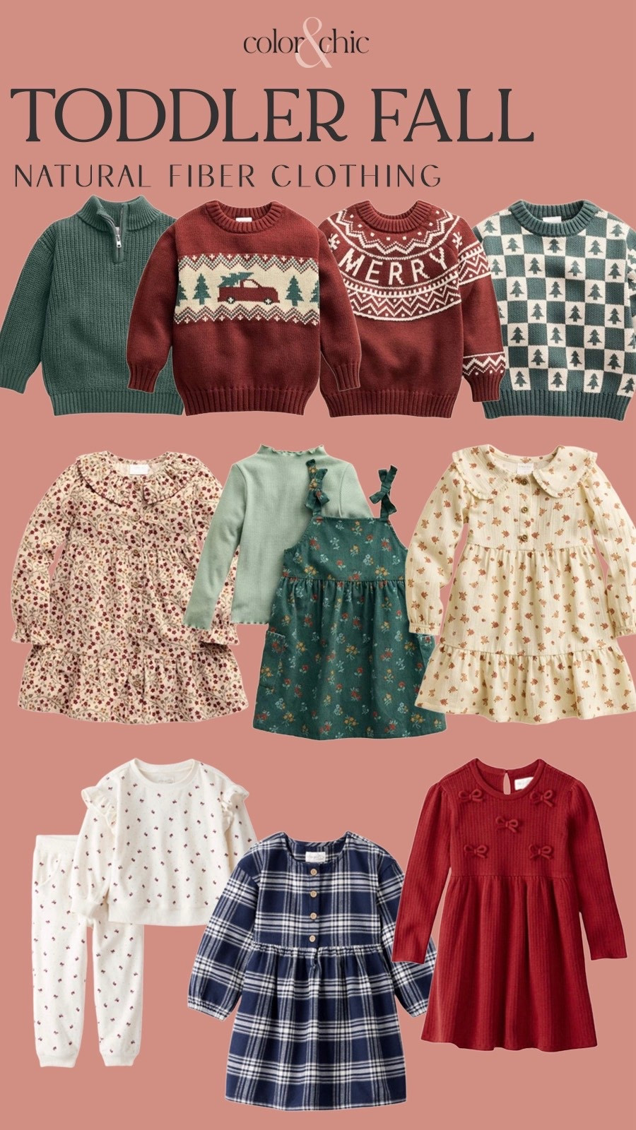 Toddler fall clothing that is all made out of natural fibers and absolutely adorable! Perfect for the winter, too 

#LTKKids #LTKSeasonal #LTKStyleTip