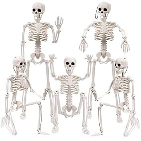 XIMISHOP 5pcs Halloween Skeleton... | Amazon (US)