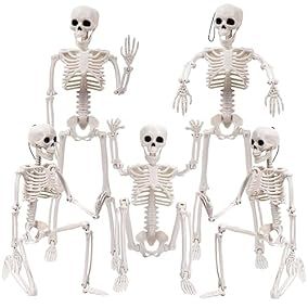 XIMISHOP 5pcs Halloween Skeleton... | Amazon (US)