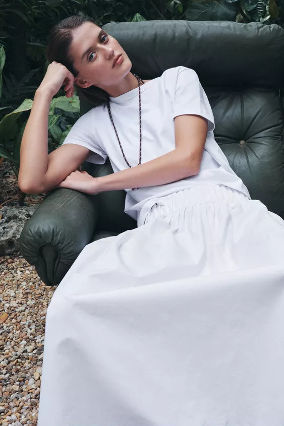 SHORT SLEEVE INTERLOCK T-SHIRT | Zara US