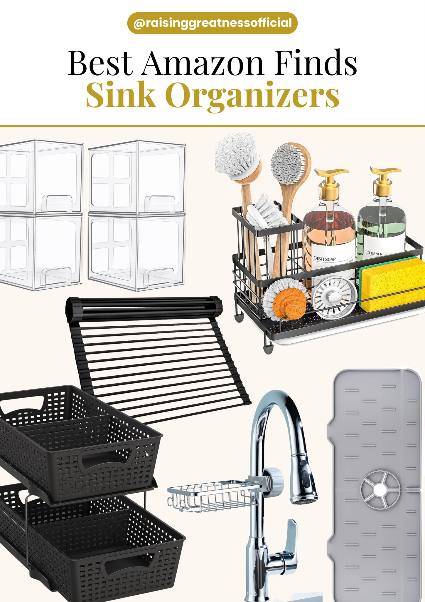 Hey Sunshines! 🌟 Discover the best Amazon finds for sink organizers! 🧼✨ Keep your kitchen tidy and efficient with these top-rated storage solutions. From sleek dish racks to versatile caddies, find everything you need to transform your sink area. Say goodbye to clutter and hello to a beautifully organized kitchen! 🚰🛒 #AmazonFinds #SinkOrganizers #KitchenOrganization #Declutter #HomeEssentials

#LTKHome #LTKU #LTKSaleAlert