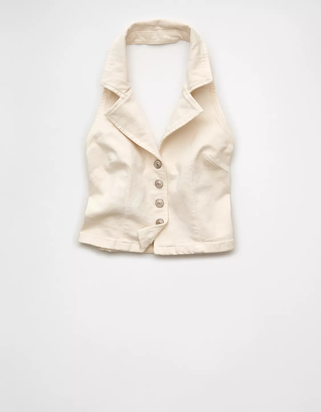 AE Denim Halter Vest | American Eagle Outfitters (US & CA)