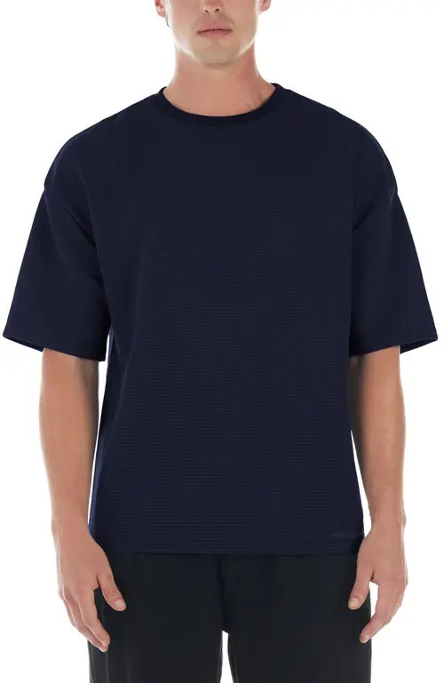 NANA JUDY Roxford Boxy T-Shirt in Navy at Nordstrom, Size Small | Nordstrom