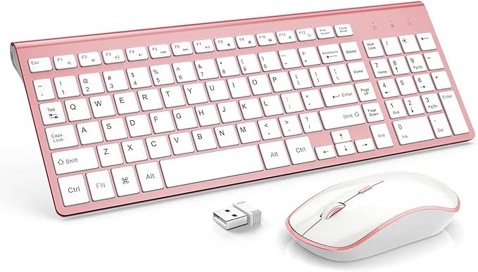Wireless Keyboard Mouse Combo, J JOYACCESS 2.4G USB Compact and Slim Wireless Keyboard and Mouse ... | Amazon (US)
