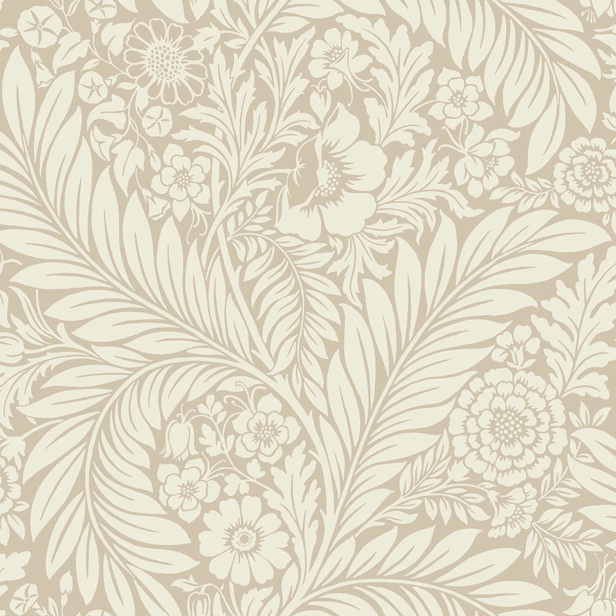 Florence Leaf Wallpaper | Wayfair North America