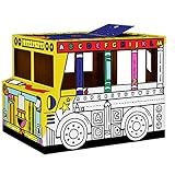 Bankers Box at Play School Bus Cardboard Playhouse and Craft Activity for Kids | Amazon (US)