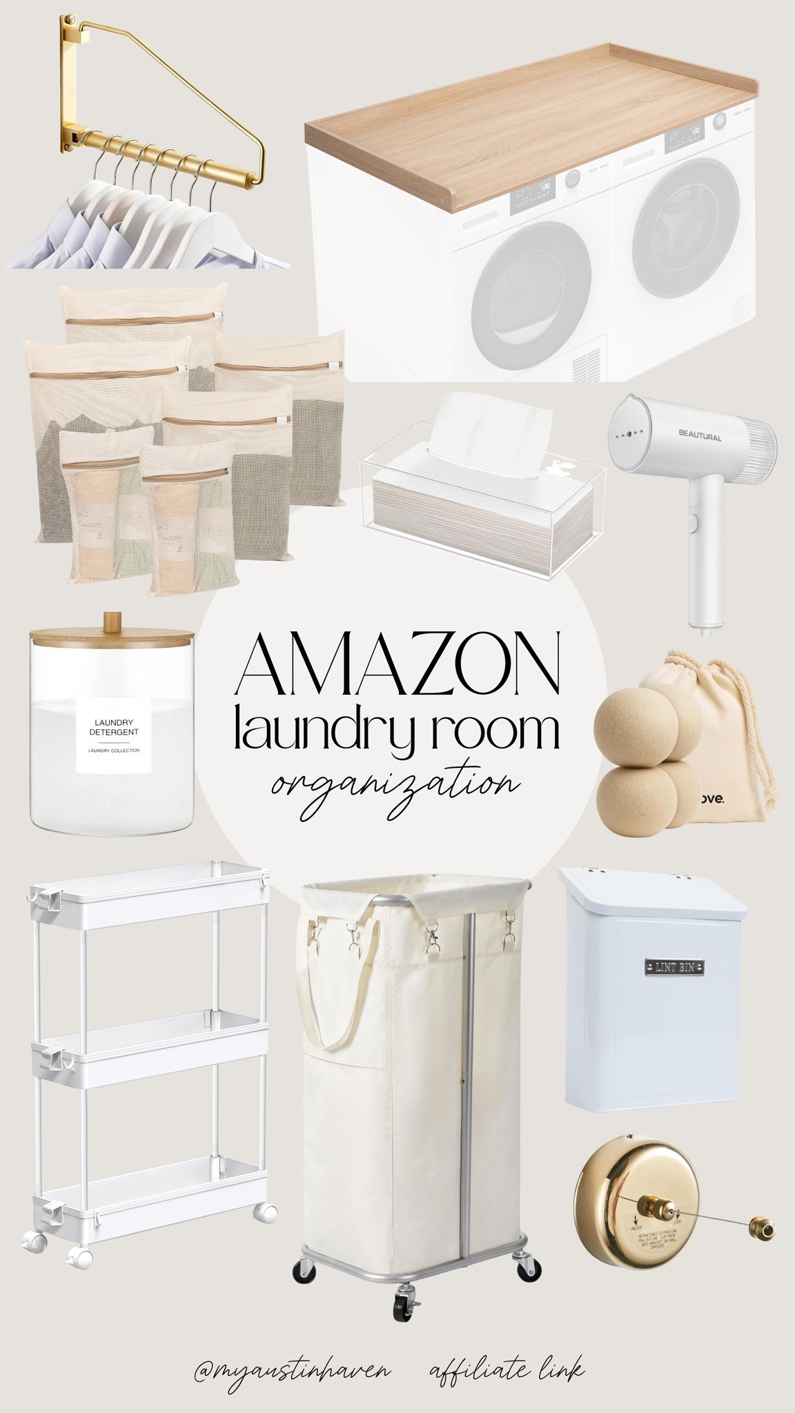 Amazon laundry room organization finds to create a clean, functional and elevated space! 🧺

Amazon laundry finds, laundry space organization, home organizing solutions, laundry storage ideas, wash day essentials, Amazon organizing products, compact laundry layouts, aesthetic utility space, laundry styling decor, functional household systems, Amazon must-haves, minimalist storage solutions, tidy home essentials, rolling laundry hamper, stackable storage bins, cabinet storage solutions, wall-mounted hanger rack, reusable wool dryer balls, washer dryer countertop, Amazon home. 

 #LTKFindsUnder50 #LTKFindsUnder100

#LTKdayinmylife #LTKmomlife #LTKHome