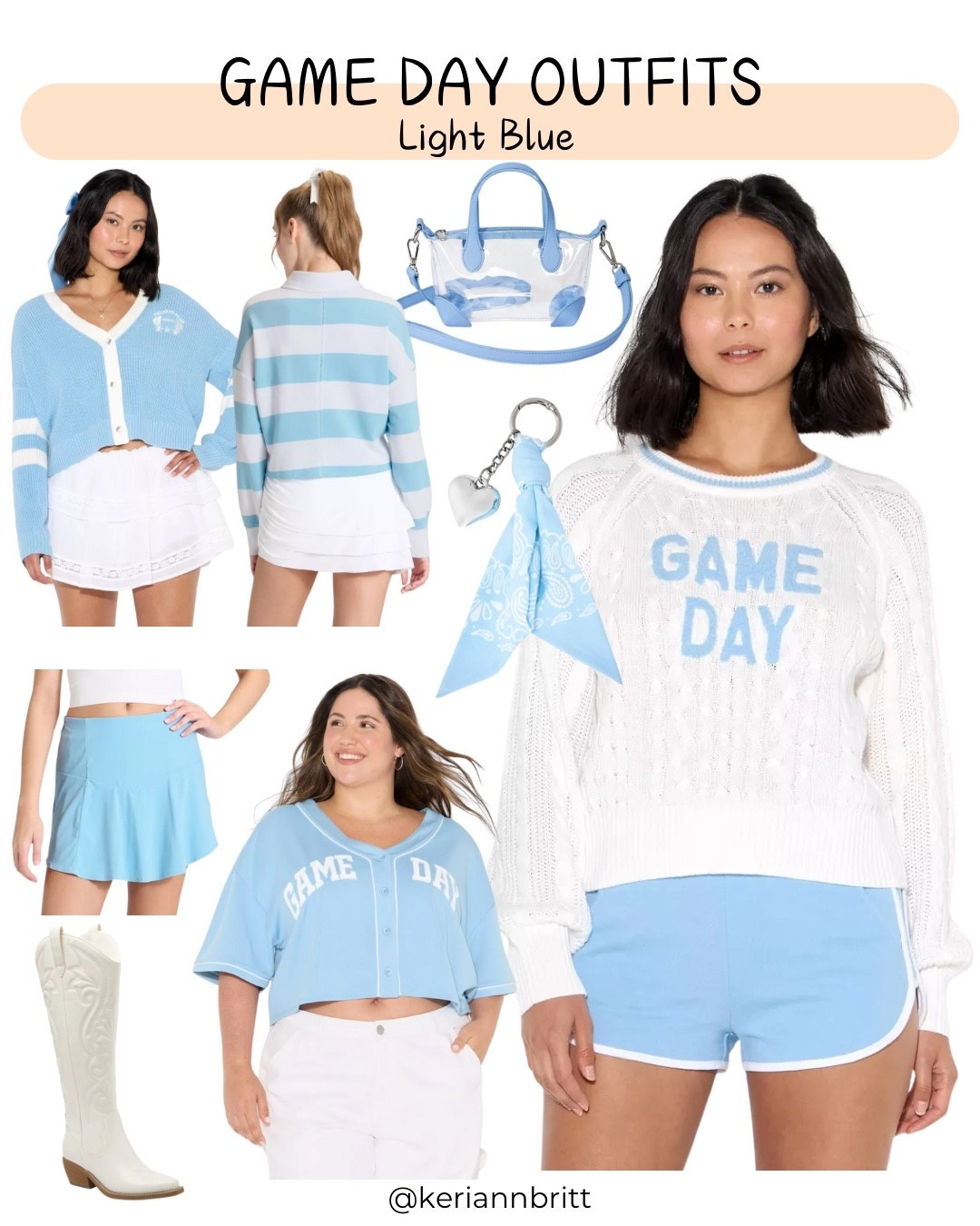 Game Day Outfit (xxs-4x)

Football Outfit / Gameday / college football / ncaa football / nfl outfit / high school football / women’s football outfit / girls game day outfit / school spirit / school colors / spirit wear / football outfit / college football game / tailgating / tailgate outfit / football gifts / Light Blue game day / tarheel blue / UNC Tarheels / university of North Carolina / ucla bruins / Tennessee titans / Carolina Panthers 

#LTKSeasonal #LTKActive #LTKU