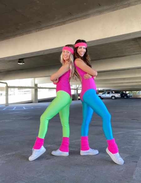 Cute 80’s workout Halloween outfits from #amazon We both have the size small on! #amazonfinds #halloween 

#LTKSeasonal #LTKHalloween #LTKunder50