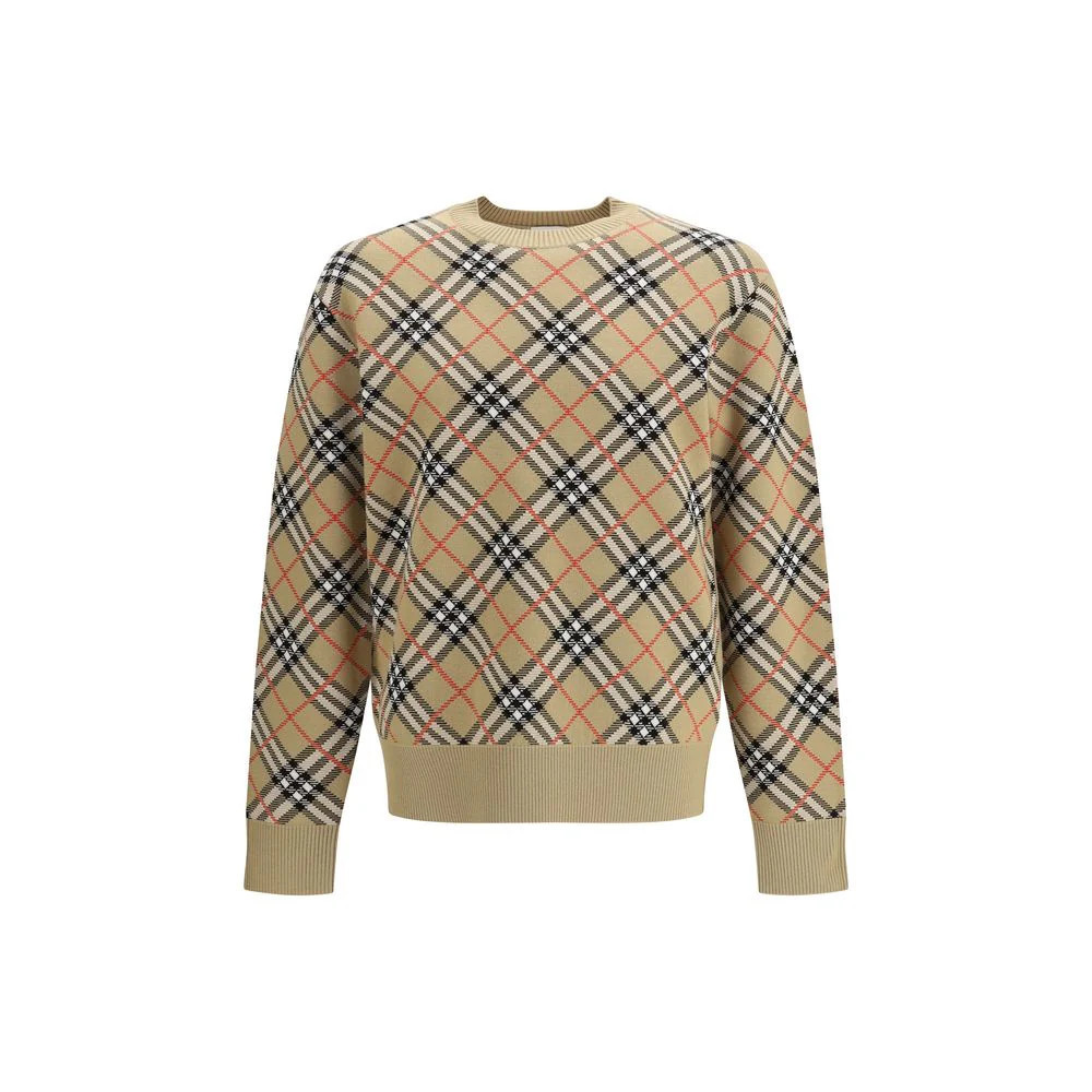 Burberry Burberry Check Sweater — Beige | Italist Inc.