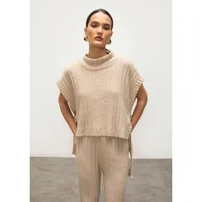 Colete Iódice Médio Com Amarração Cru M | OffPremium (BR)