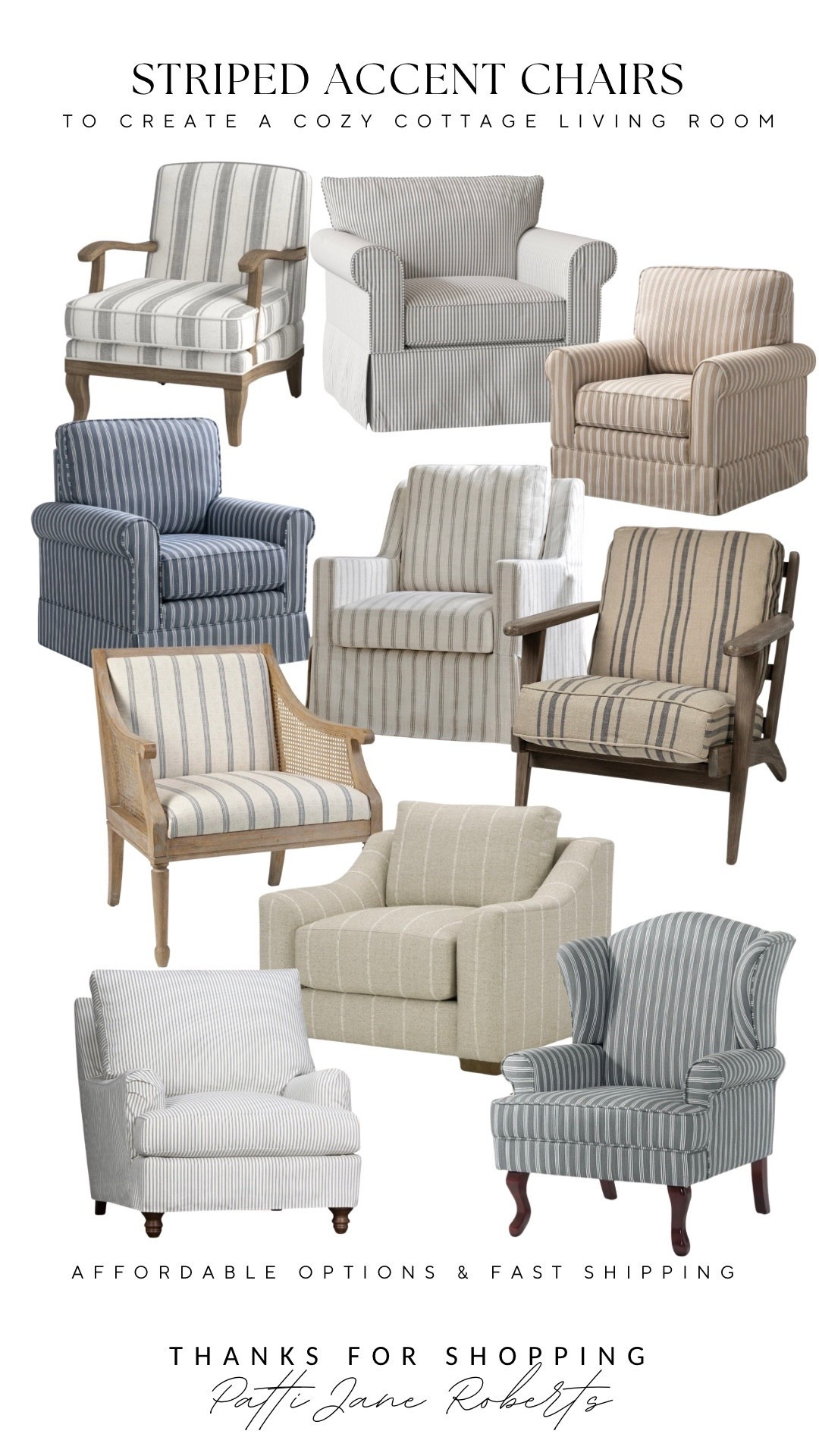 Striped chair love, new accent chairs, living room refresh, spring refresh for your living room, cozy cottage, stripe obsessed 
#wayfair
#ad
#wayfairpartner
@Wayfair 

#LTKFindsUnder100 

#LTKHome
