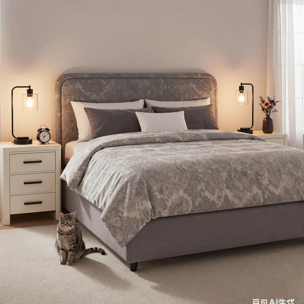 Curved Arch Design Touch Control Table Lamp with Dual USB Ports, Dimmable LED Bulb Included (Set ... | Wayfair North America