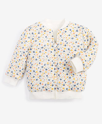 Baby Girls Reversible Faux-Sherpa Jacket, Created for Macy's | Macy's