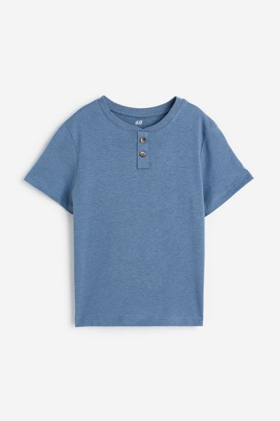 Cotton Henley Shirt | H&M (US + CA)
