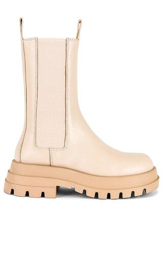 Dominic Bootie in Cream Leather | Revolve Clothing (Global)