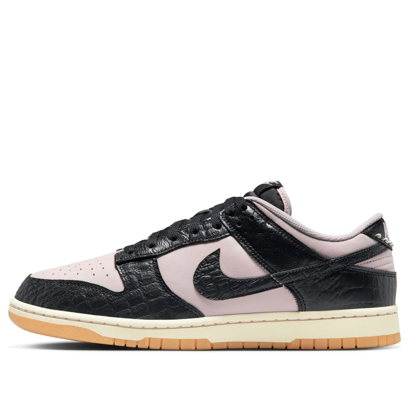 Nike Dunk Low Retro 'Pink Black Croc' | KICKS CREW