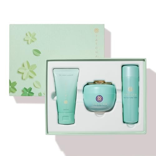 Tatcha Clarifying Care Set for Pure Pores | Mini Deep Cleanse, Mini Texture Tonic, and Full Size Water Cream ($125 Value) | Amazon (US)