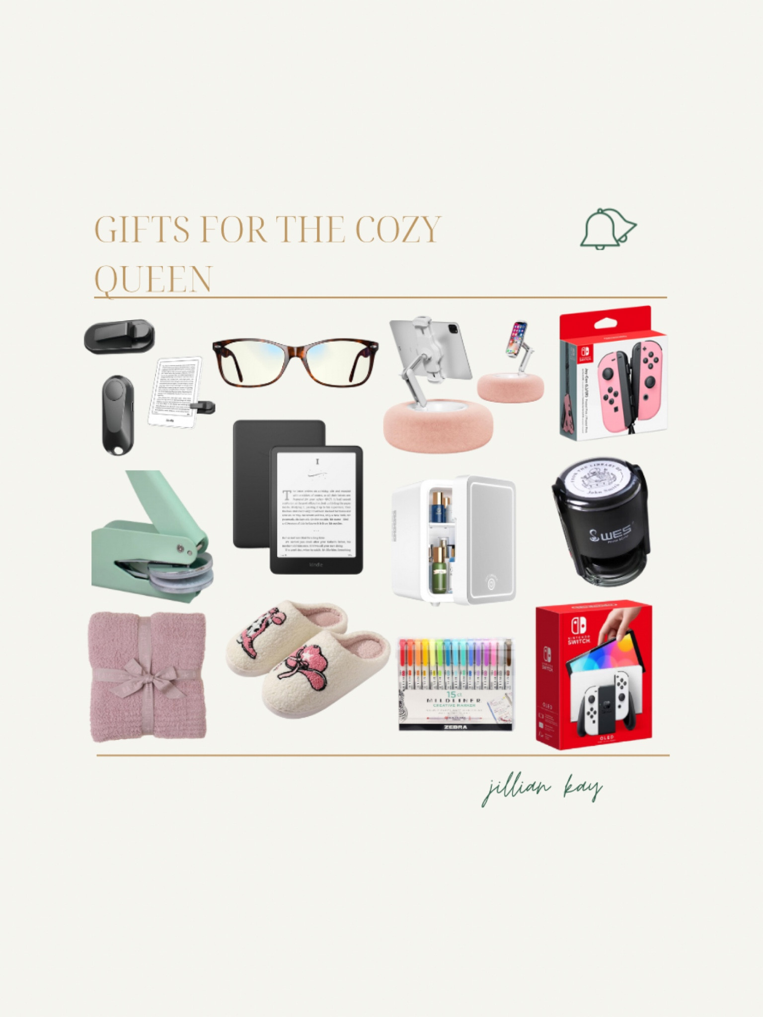 Gifts for the Cozy Queen ♥️🎄✨

Ig: @jkyinthesky & @jillianybarra

#giftguide #giftguides #christmasshopping #christmasgifts #bookgirly #cozyvibes #wishlist #gamergirl 
#homebody 

#LTKGiftGuide #LTKSeasonal #LTKHoliday