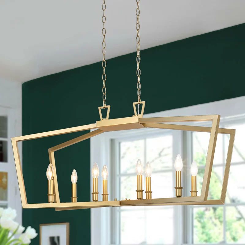 Stenberg 8 - Light Geometric Chandelier | Wayfair North America