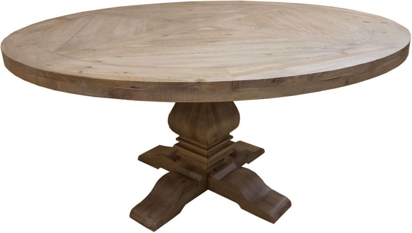 Florence Warm Natural Round Dining Table by Donny Osmond | 1stopbedrooms
