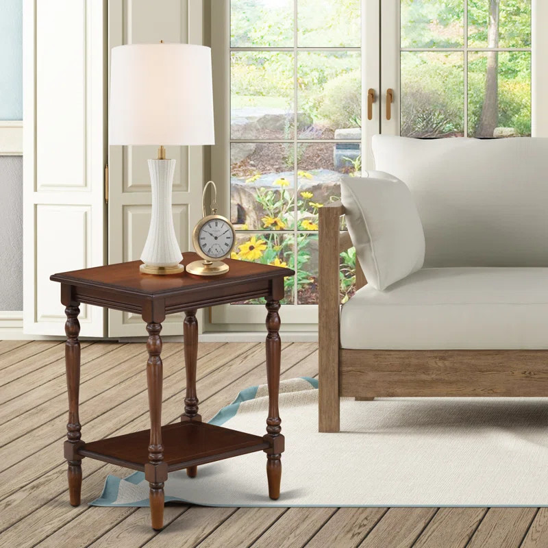 Alperton 24'' Tall Solid Wood End Table | Wayfair North America