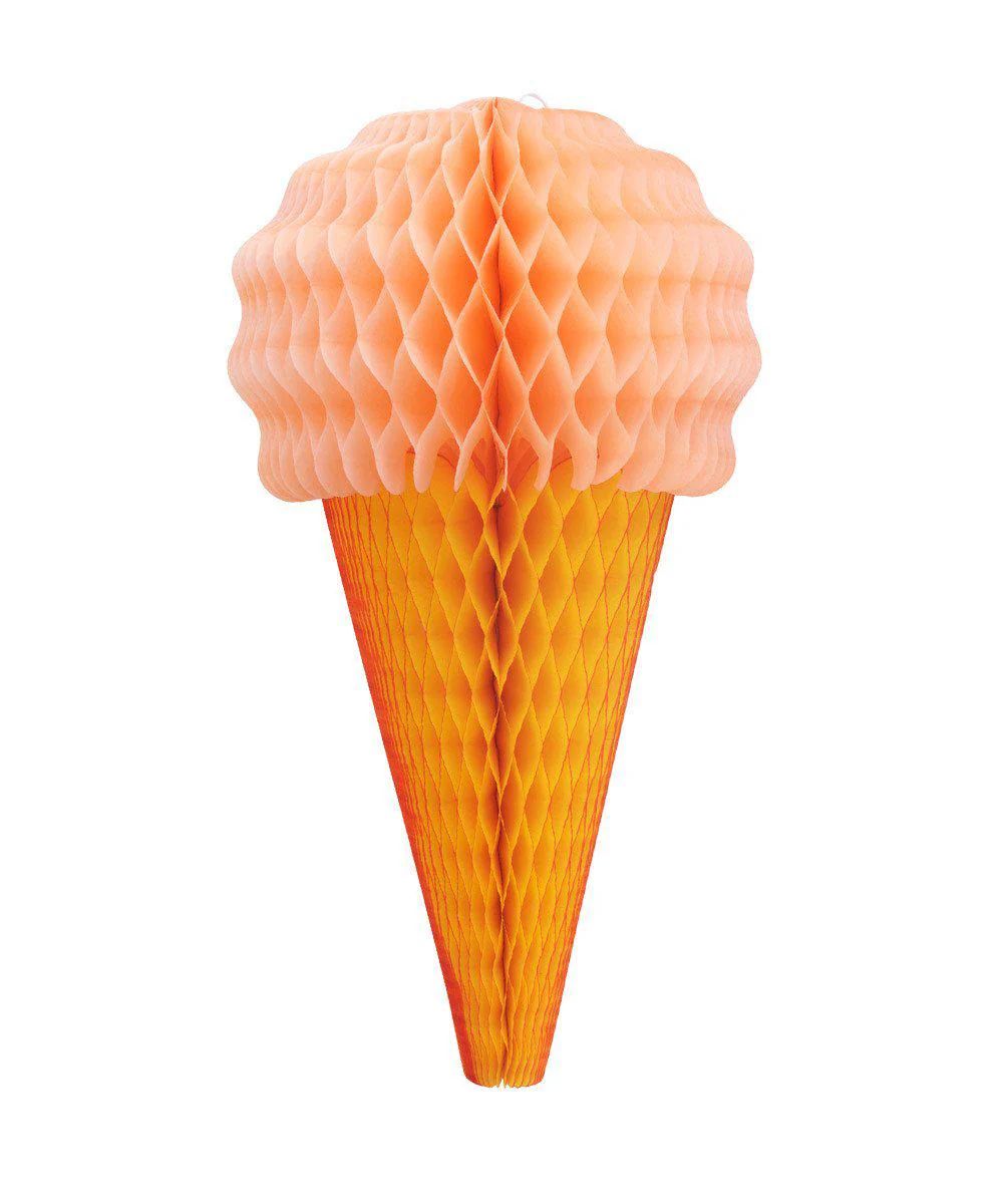 Honeycomb Ice Cream Cone 20" | Oh Happy Day Shop