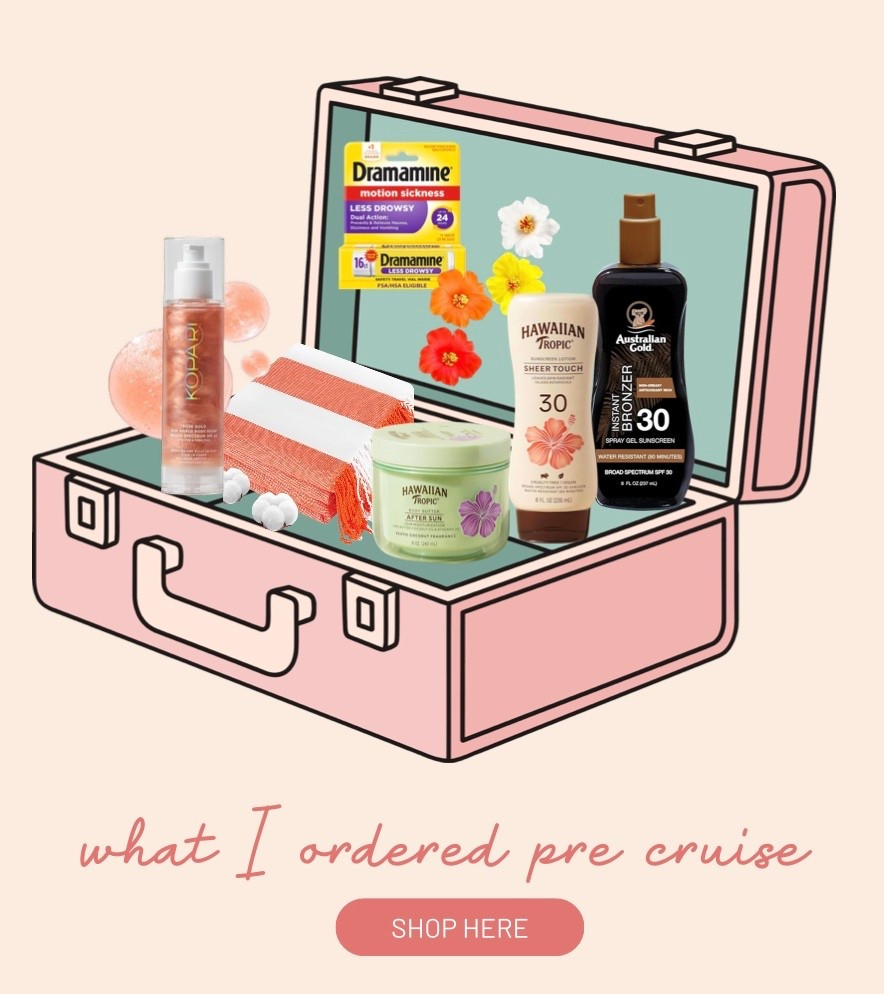 What I ordered on Amazon to bring on my cruise 🚢🌴