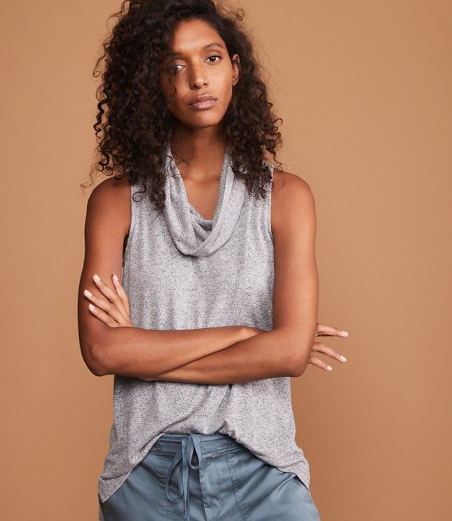 Lou & Grey Sleeveless Cowl Tunic | LOFT | LOFT