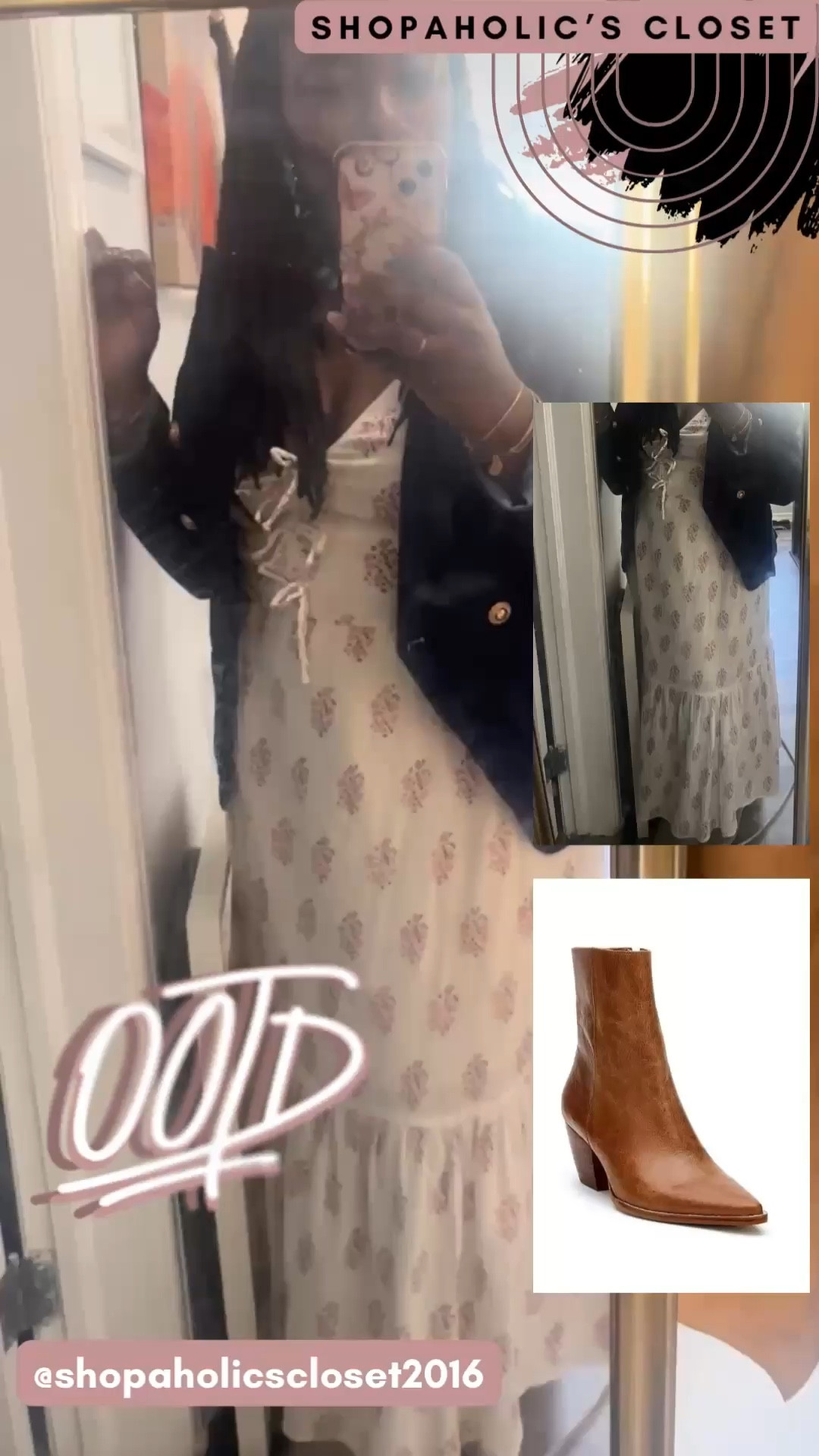 I paired this Rebecca Taylor dress that I got from The RealReal with my Ashro denim jacket, tan boots from ABLE, and turquoise jewelry from my friend MelsNYBling. My take on Spring Western fashion.

#shopdeescloset #shopaholicscloset

country concert outfits
Spring dresses

#LTKFestival #LTKMidsize