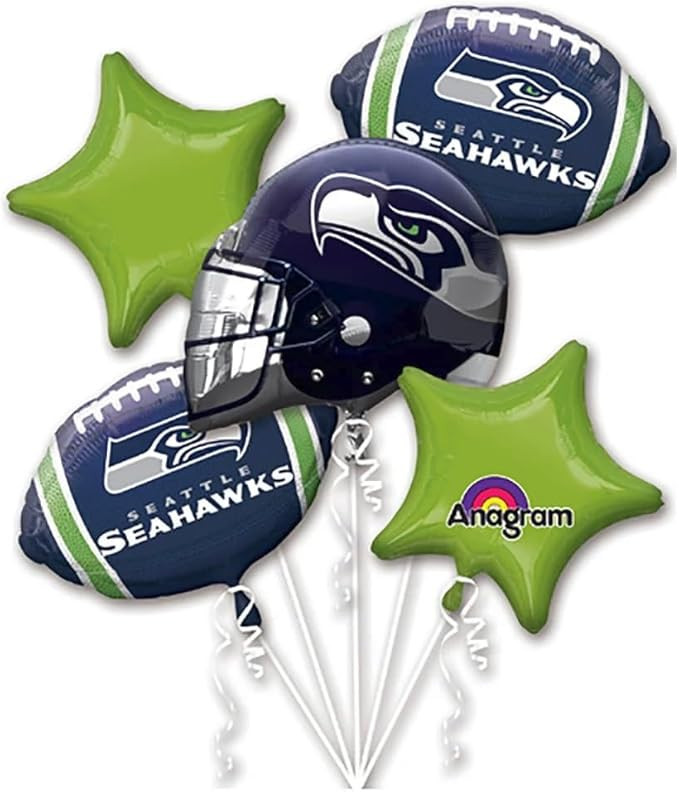 Anagram International Bouquet Seahawks Party Balloons, Multicolor | Amazon (US)