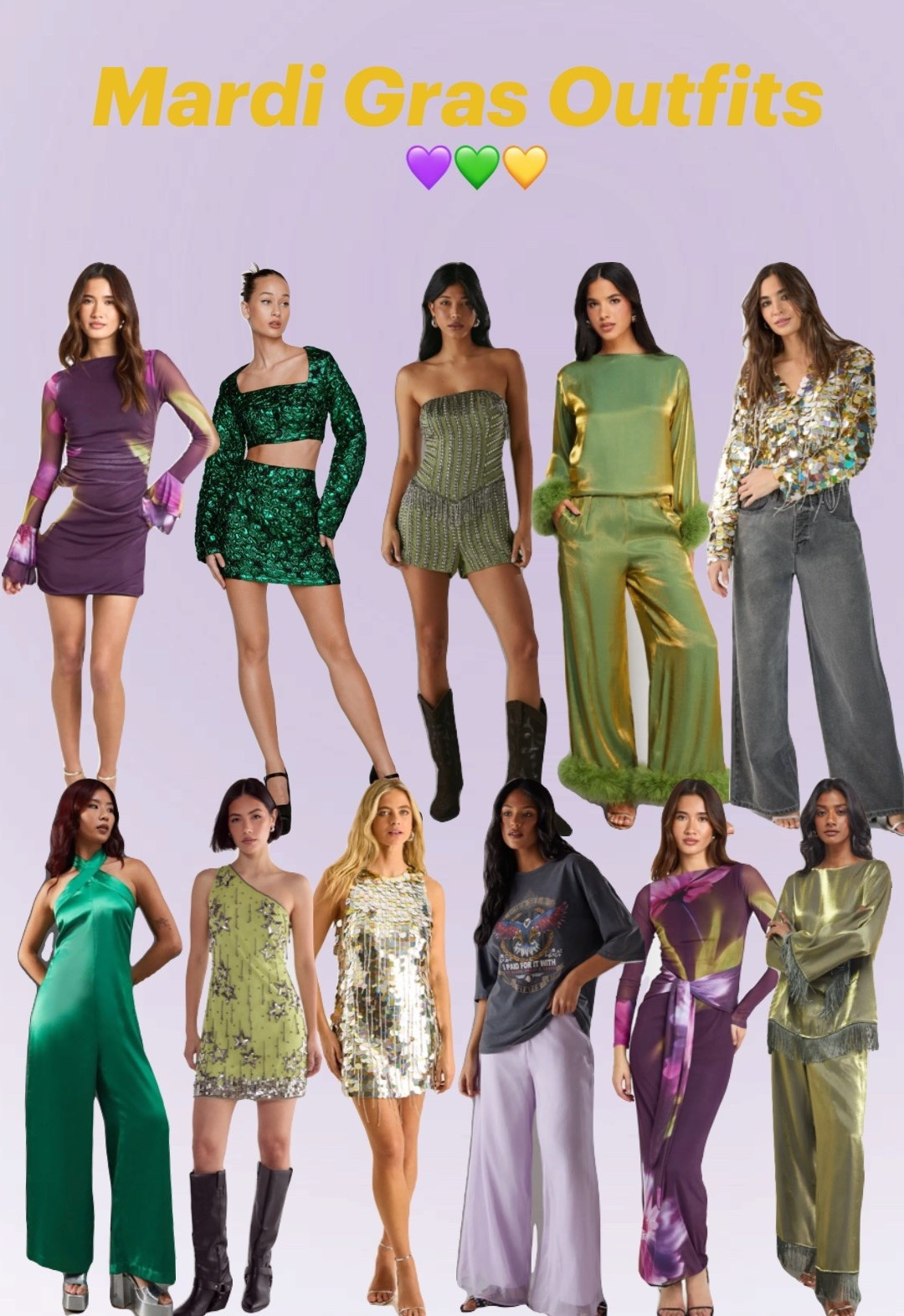 Mardi Gras is right around the corner! These are some of my favorite looks I found from Nasty Gal that would be PERFECT for the celebration. 

New Orleans | Mardi Gras Outfits | 

#LTKSeasonal #LTKFindsUnder100 #LTKootd