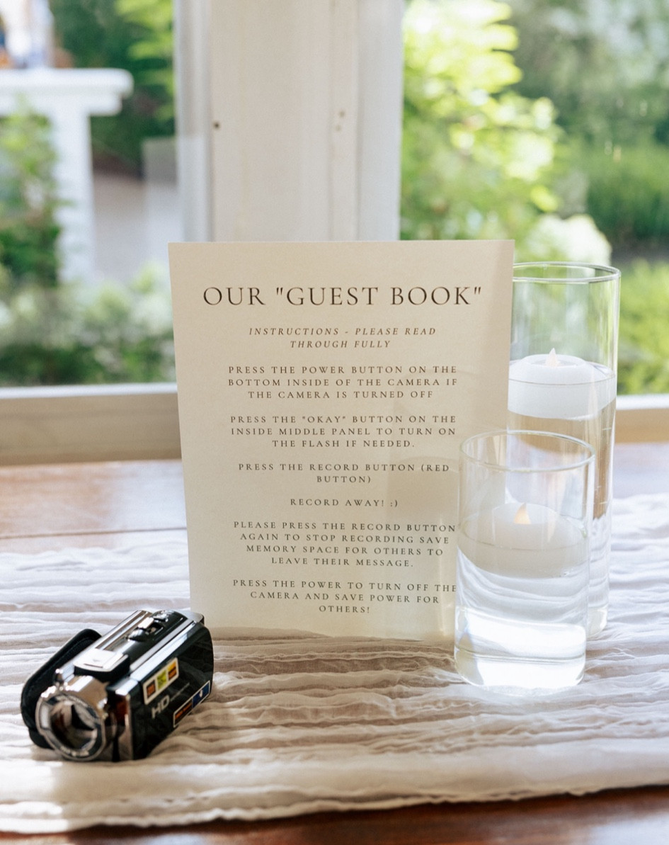 our video camera we used for our guest book 📹🥹

#LTKwedding