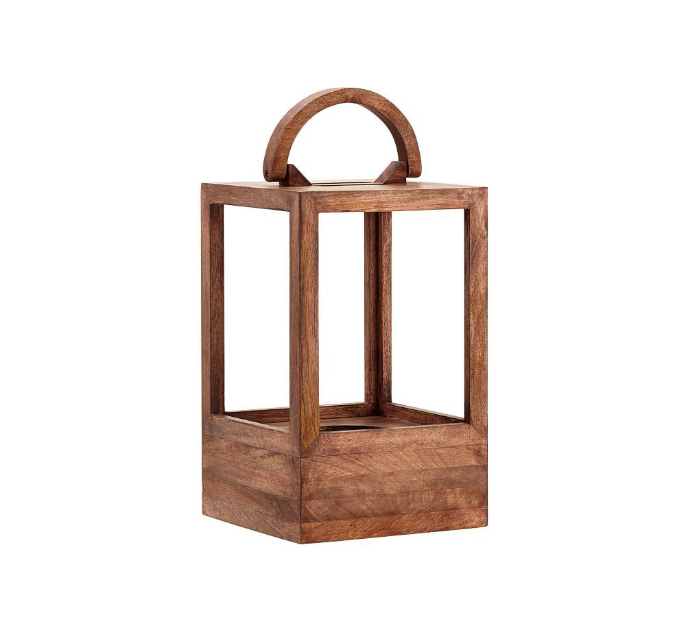 Decker Mango Wood Lantern Collection | Pottery Barn (US)