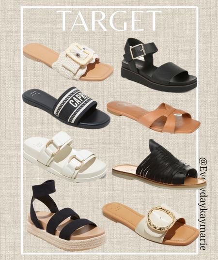 Target sandal favs 💕

#sandals #beachsandals #summersandals

#LTKstyletip #LTKshoecrush #LTKSeasonal