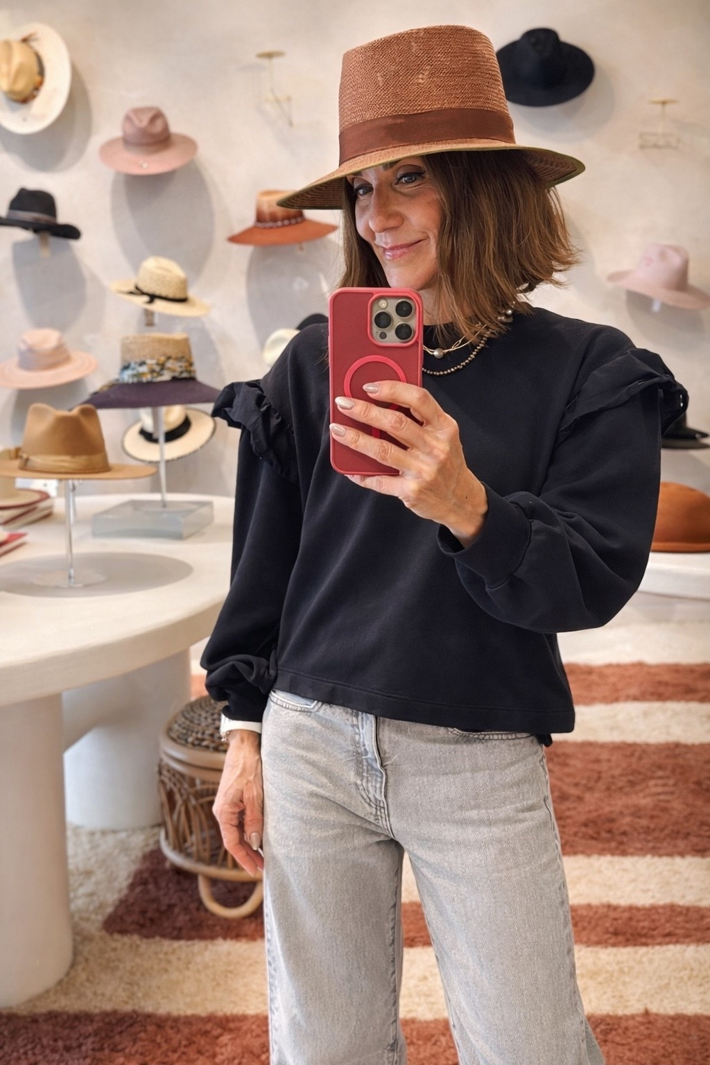 Wearing size small in sweatshirt 

#LTKSaleAlert #LTKootd #LTKOver40