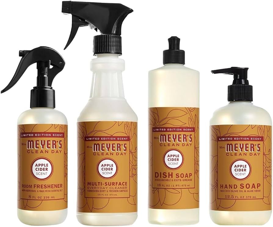 MRS. MEYER'S CLEAN DAY Variety, 1 Mrs. Meyer's Room Freshener, 8 OZ, 1 Mrs. Meyer's Liquid Dish S... | Amazon (US)