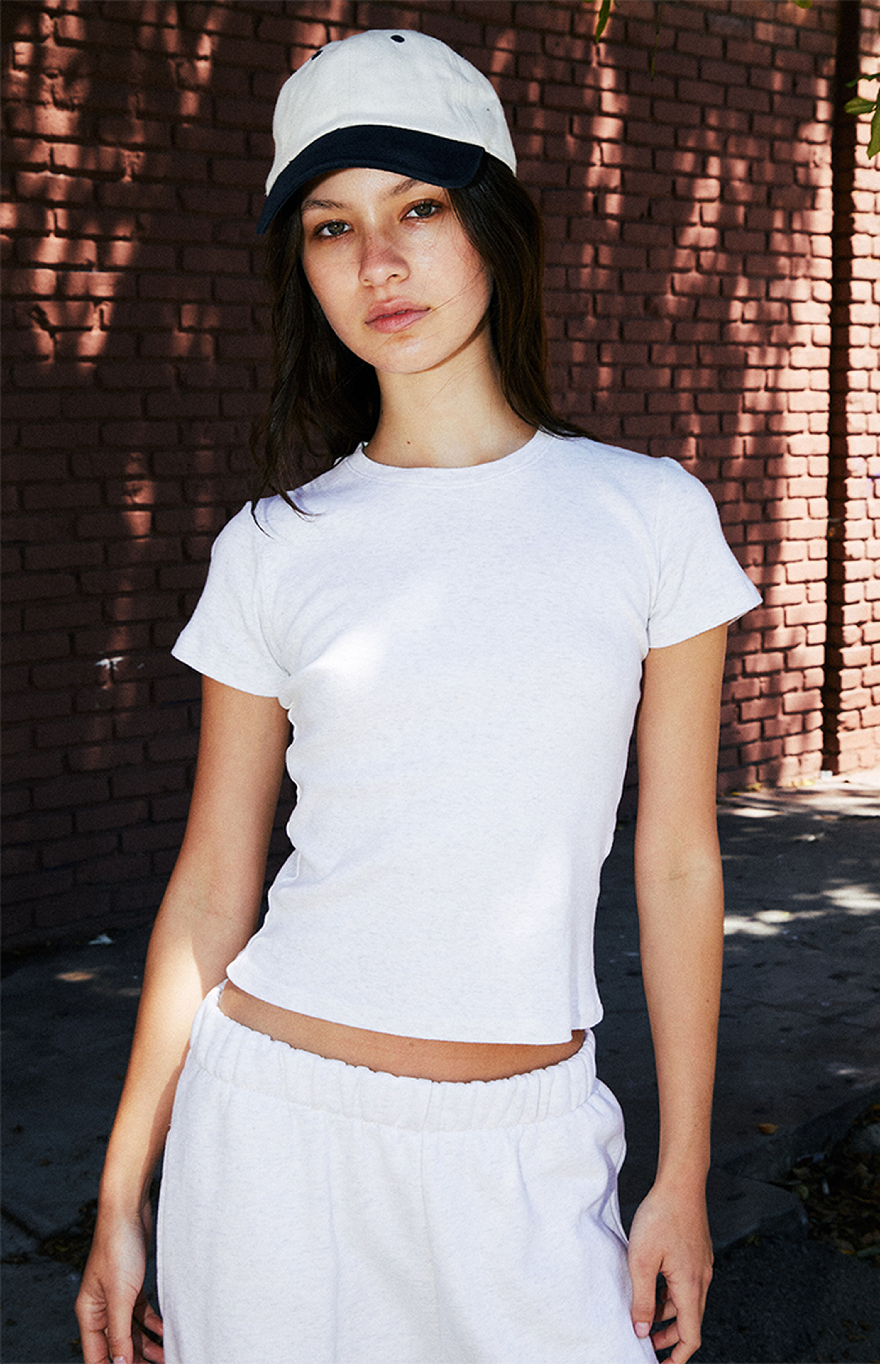 John Galt Heather Grey Emma Short Sleeve T-Shirt | PacSun