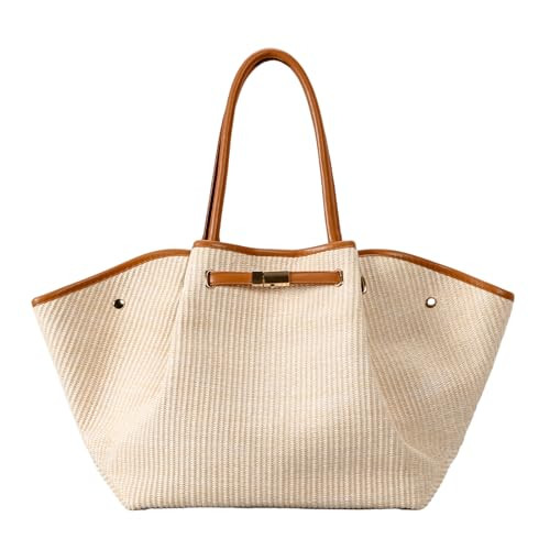 Straw Tote Bags for Women, Large Summer Straw Purses and Handbags Shoulder Woven Raffia Beach Bag... | Amazon (US)